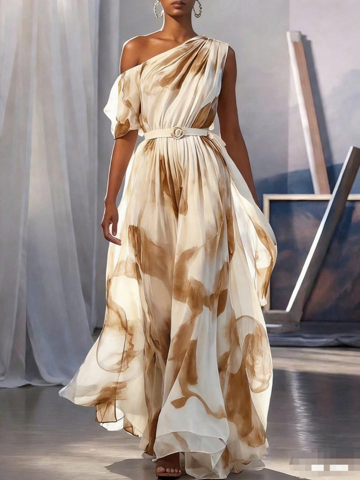Rochie maxi SHEIN, maro