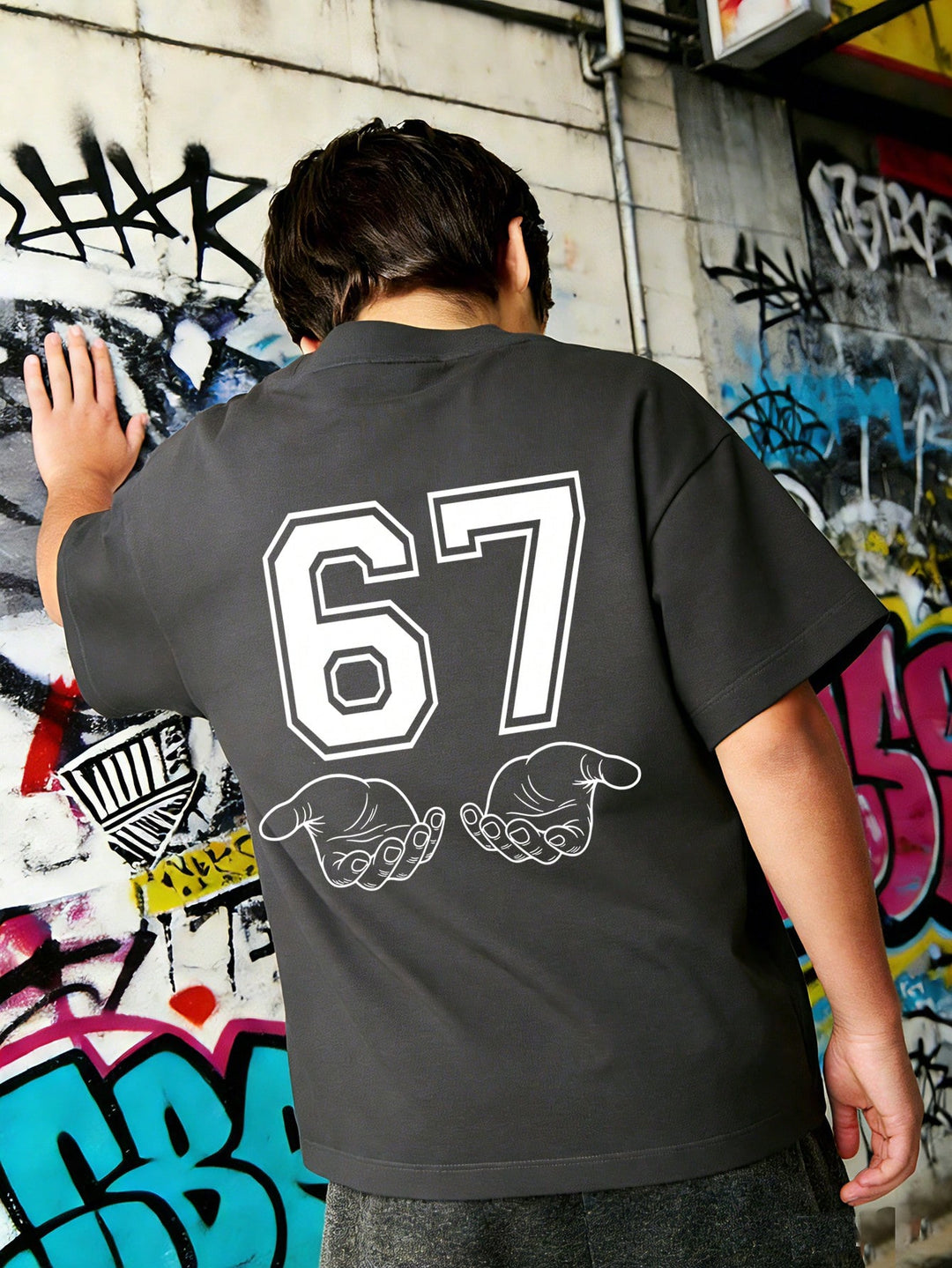 Tricou SHEIN, gri
