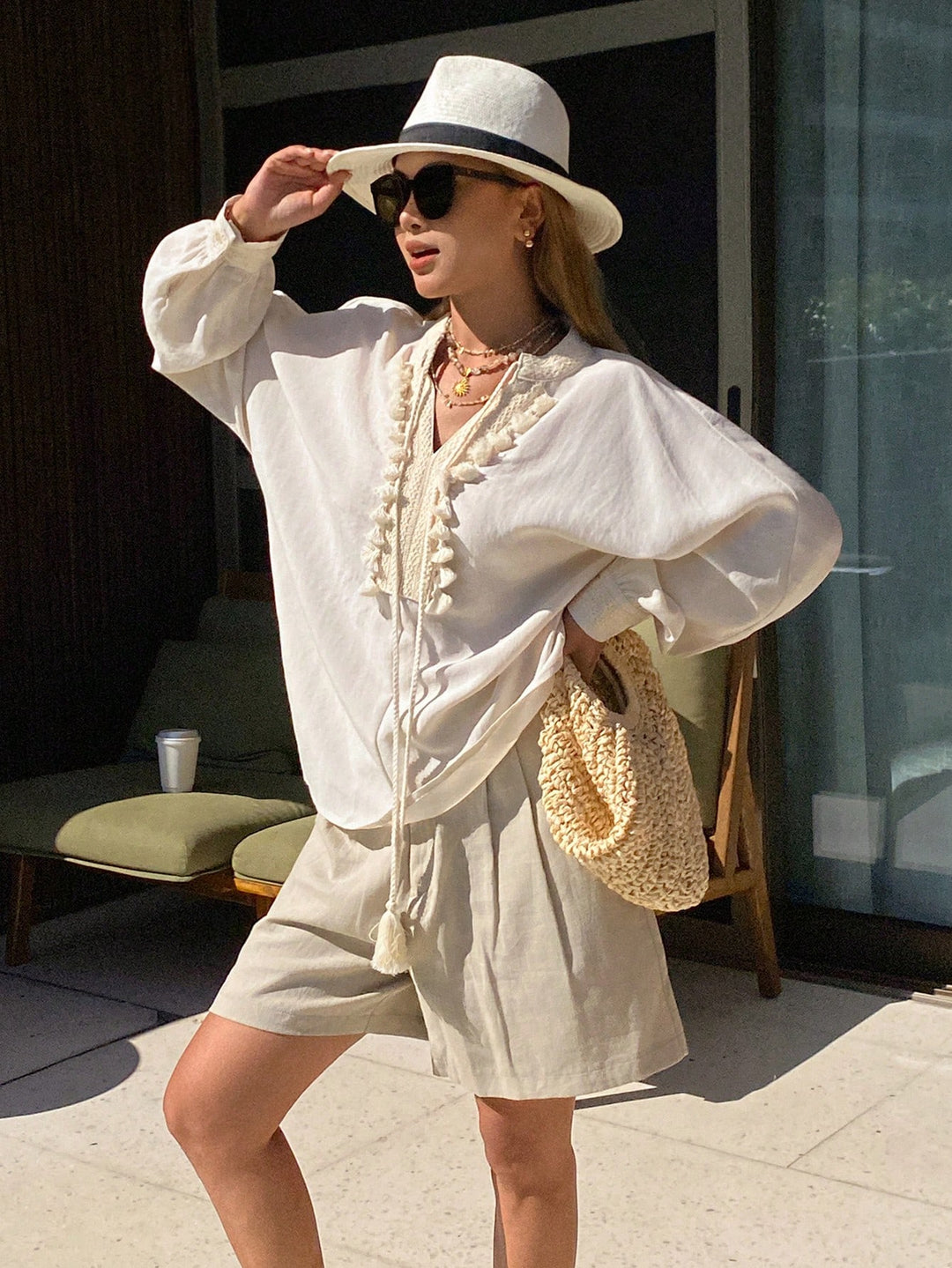 Bluza SHEIN, bej