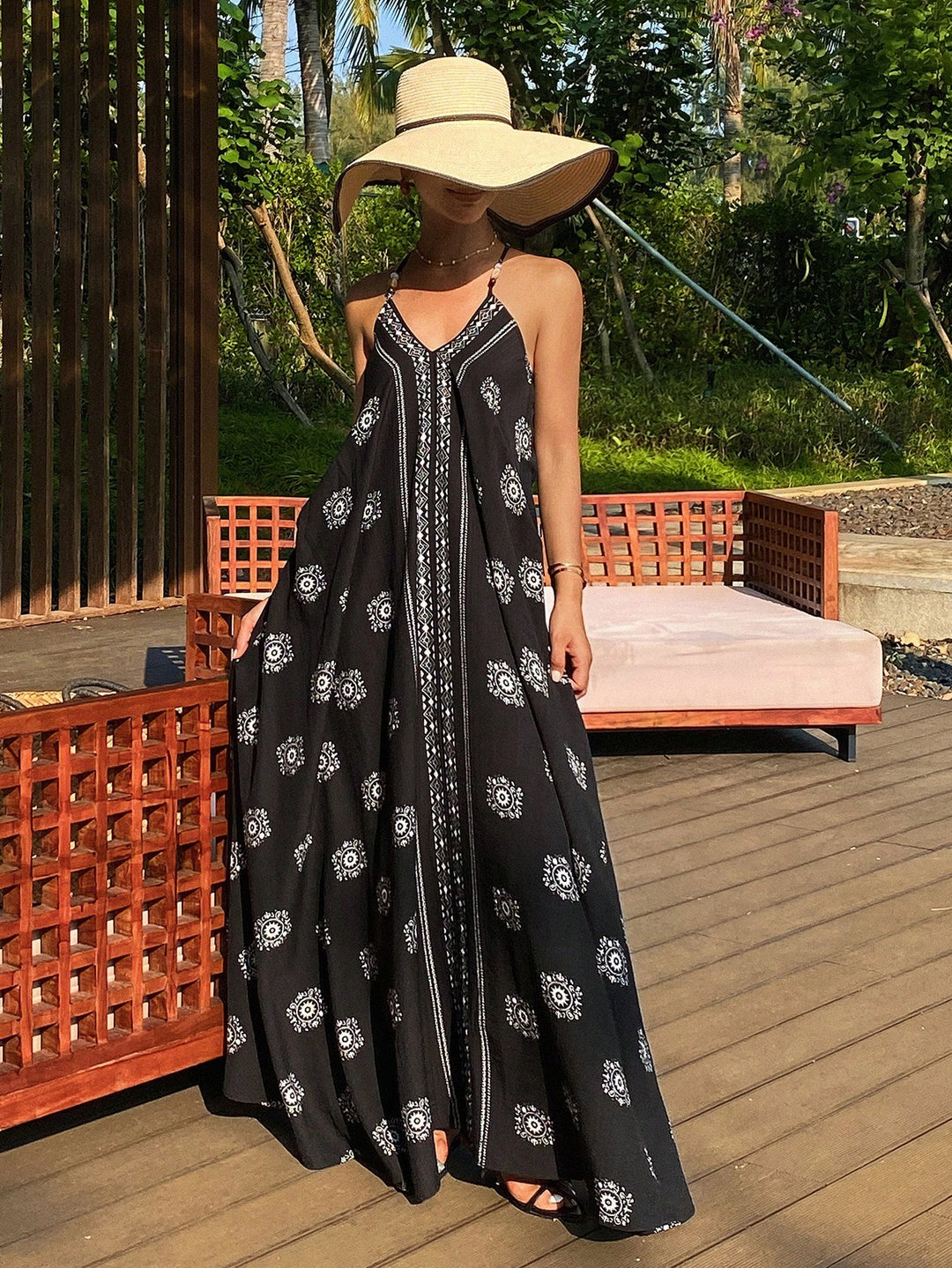 Rochie maxi SHEIN, negru