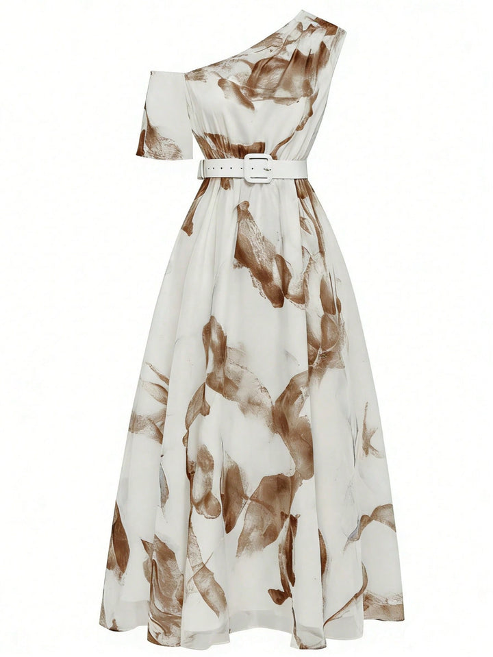 Rochie maxi SHEIN, maro