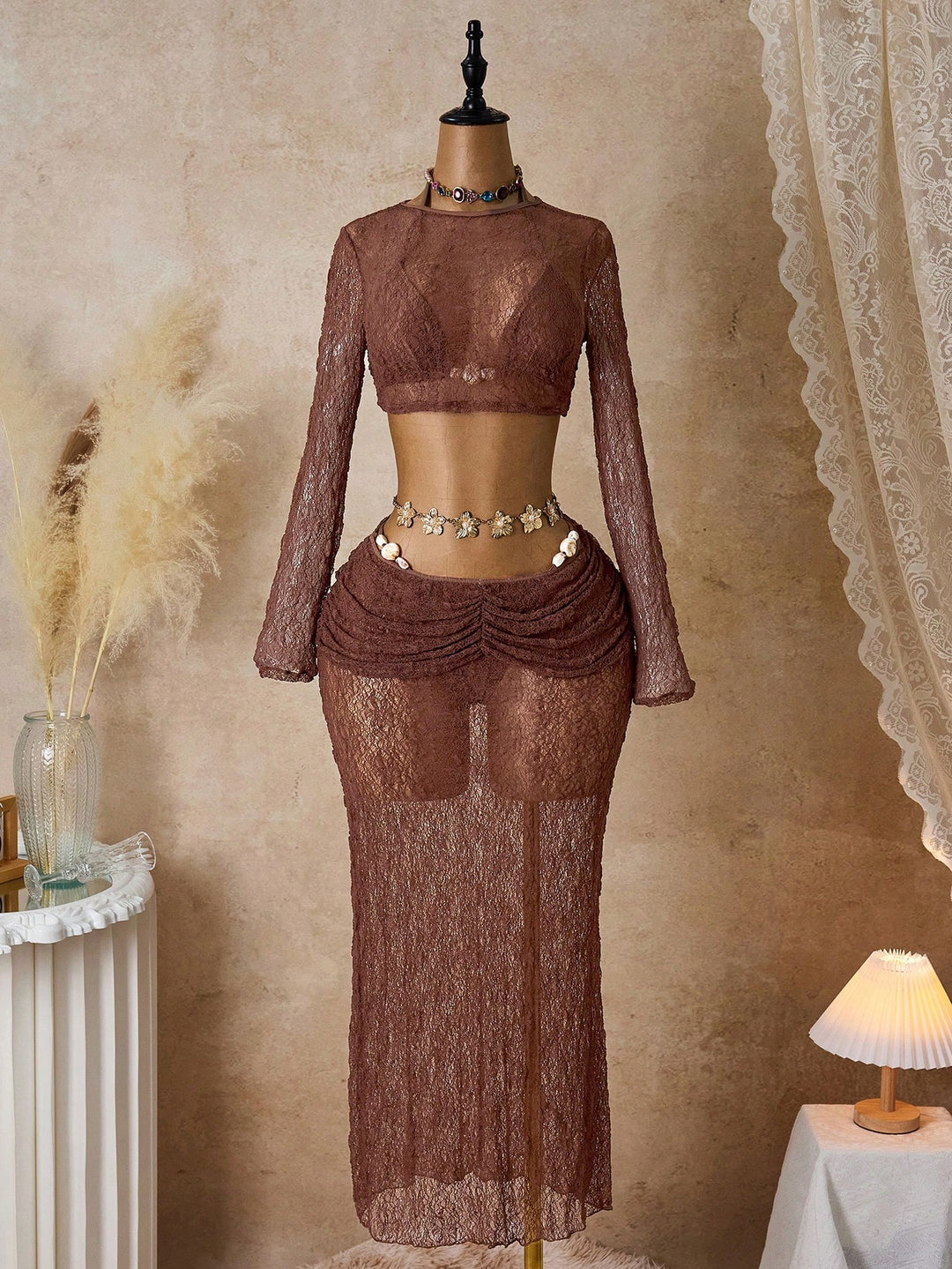 Set bikini SHEIN, maro