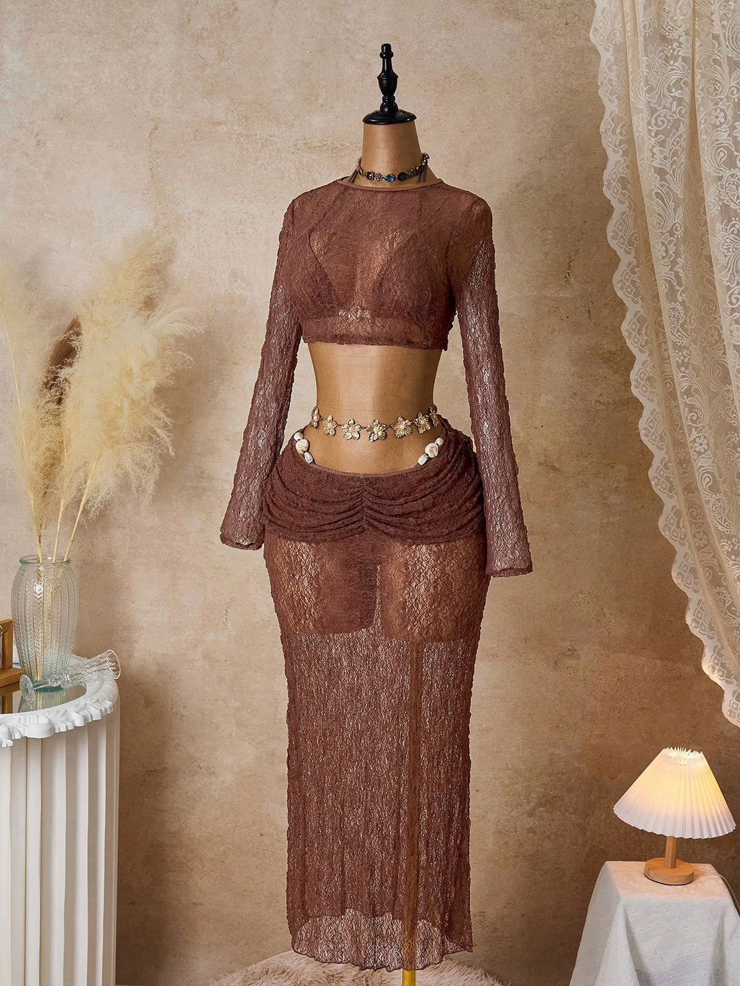 Set bikini SHEIN, maro