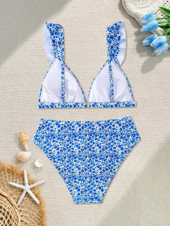 Costum de baie SHEIN, mix culori