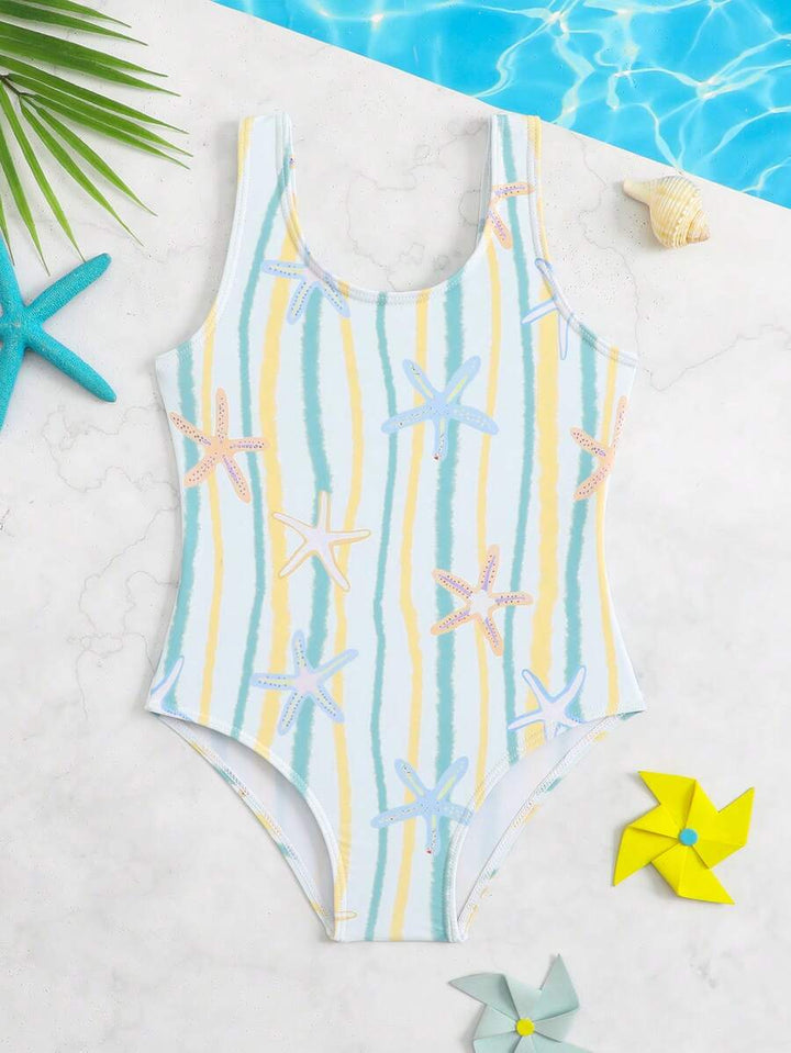 Costum de baie întreg SHEIN, mix culori