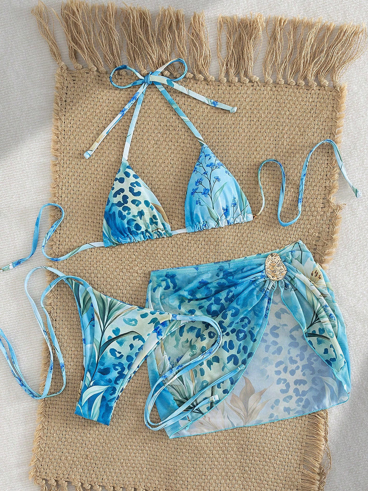 Set bikini SHEIN, mix culori