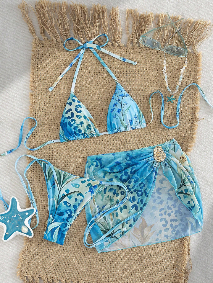 Set bikini SHEIN, mix culori