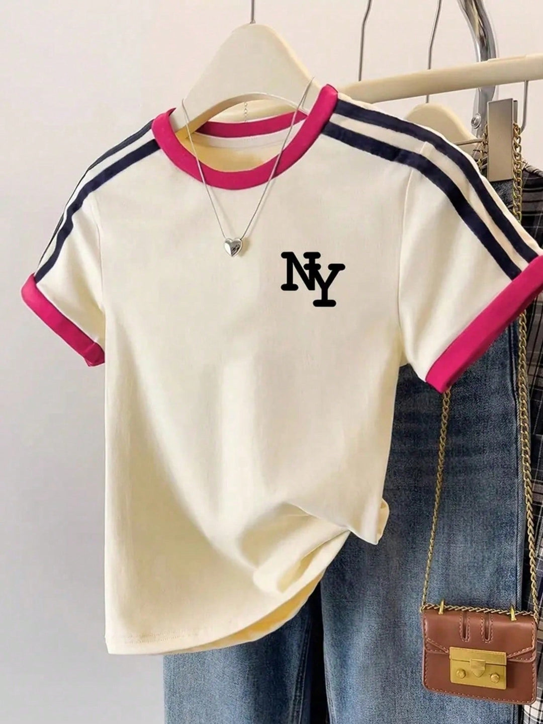 Tricou SHEIN, portocaliu