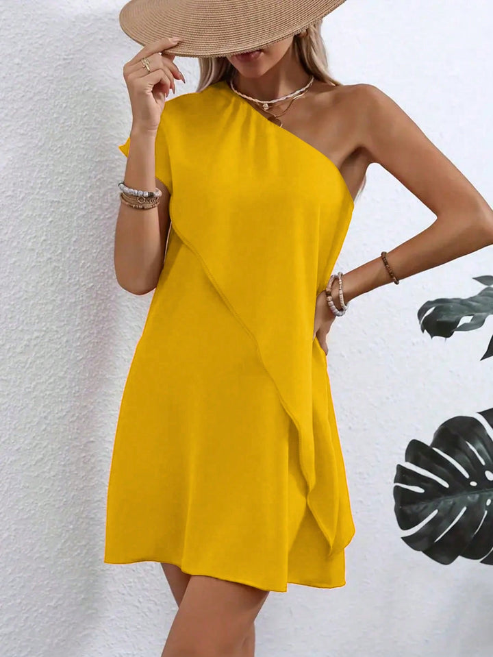 Rochie midi SHEIN, portocaliu