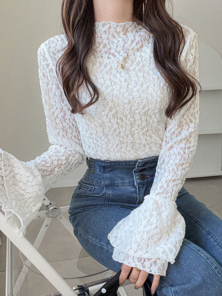 Top SHEIN, alb
