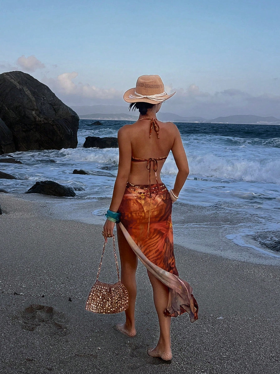 SHEIN strand szoknya, színkeverék