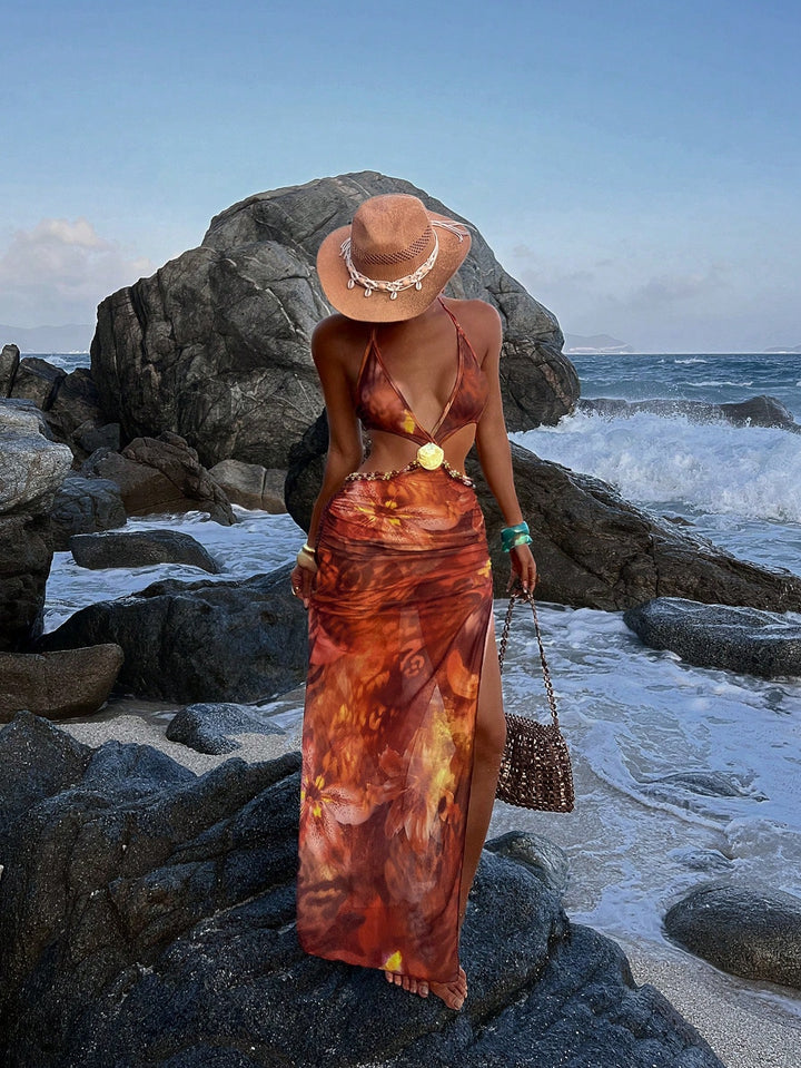 SHEIN strand szoknya, színkeverék