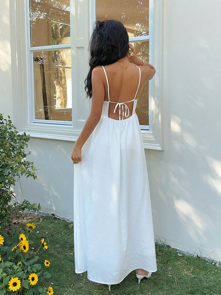 Rochie maxi SHEIN, alb