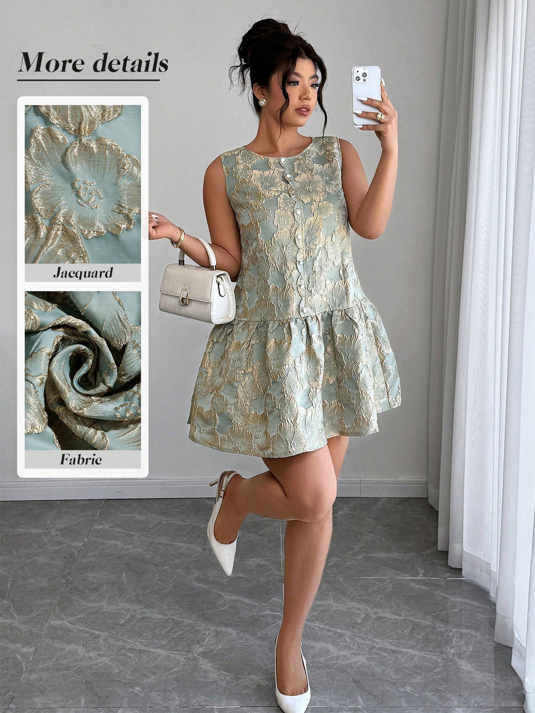 Rochie SHEIN, verde