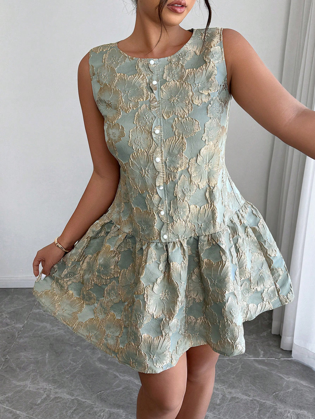 Rochie SHEIN, verde