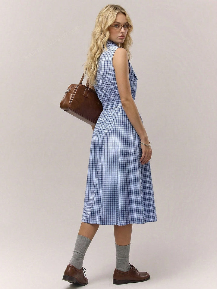 Rochie midi SHEIN, albastru