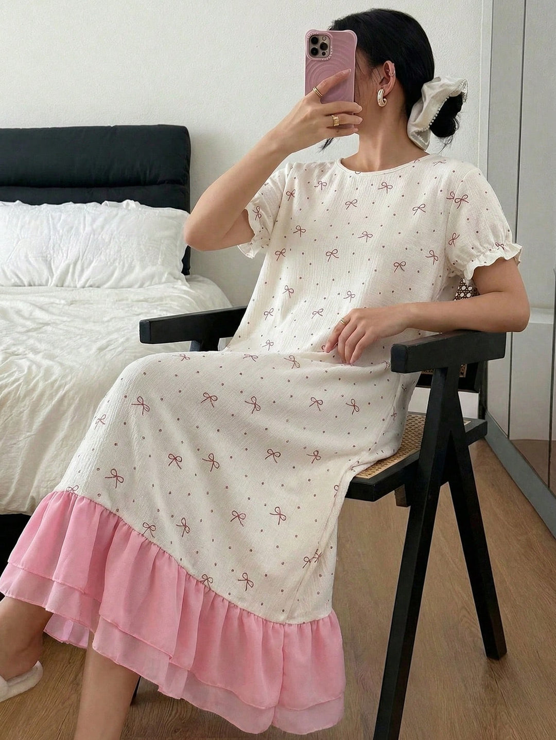 Rochie de noapte SHEIN, mix culori