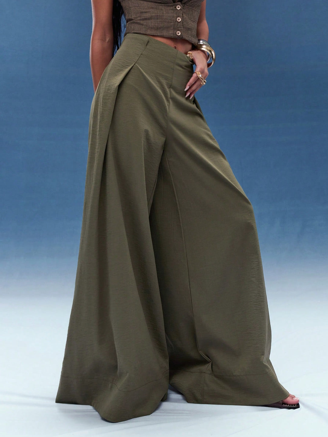 Pantaloni SHEIN, kaki