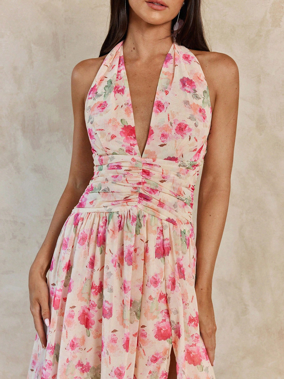 Rochie maxi SHEIN, roz