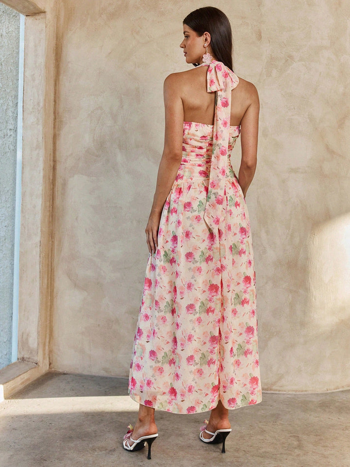 Rochie maxi SHEIN, roz
