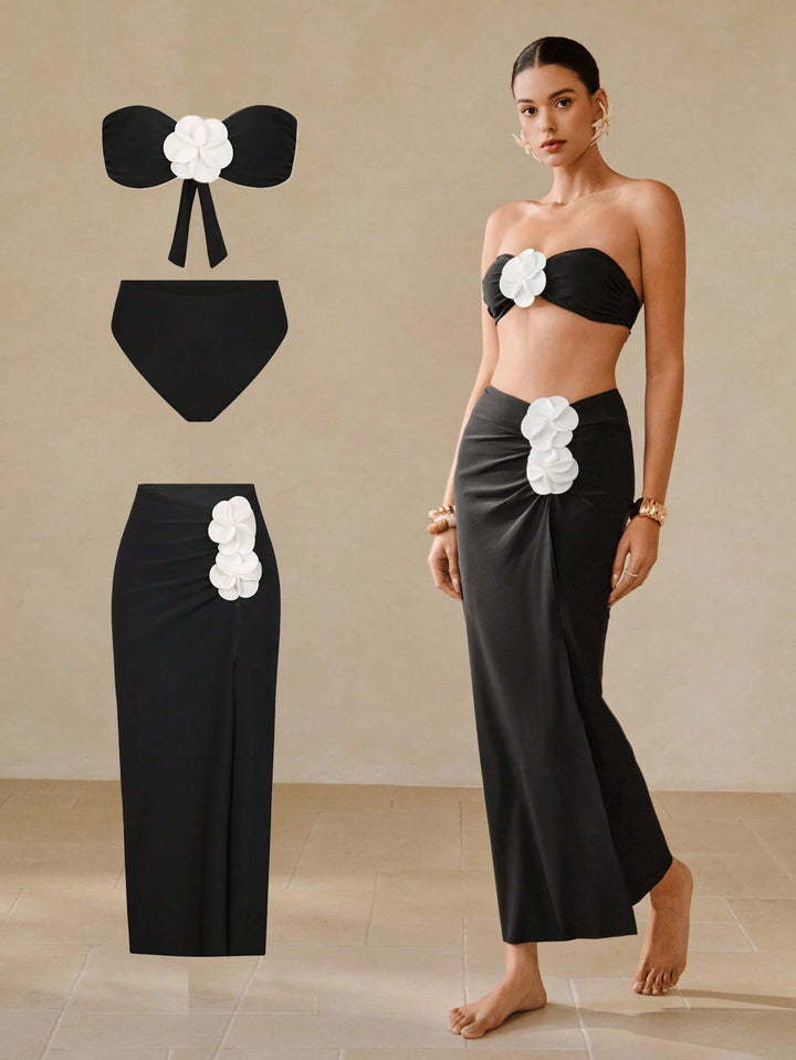 Shein bikini szett, Fekete