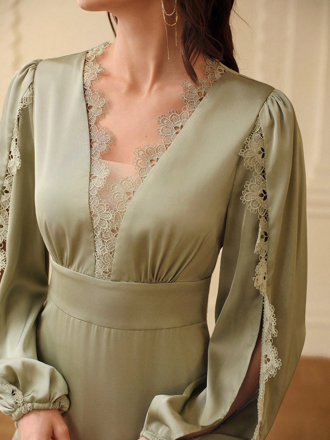 Rochie maxi SHEIN, verde