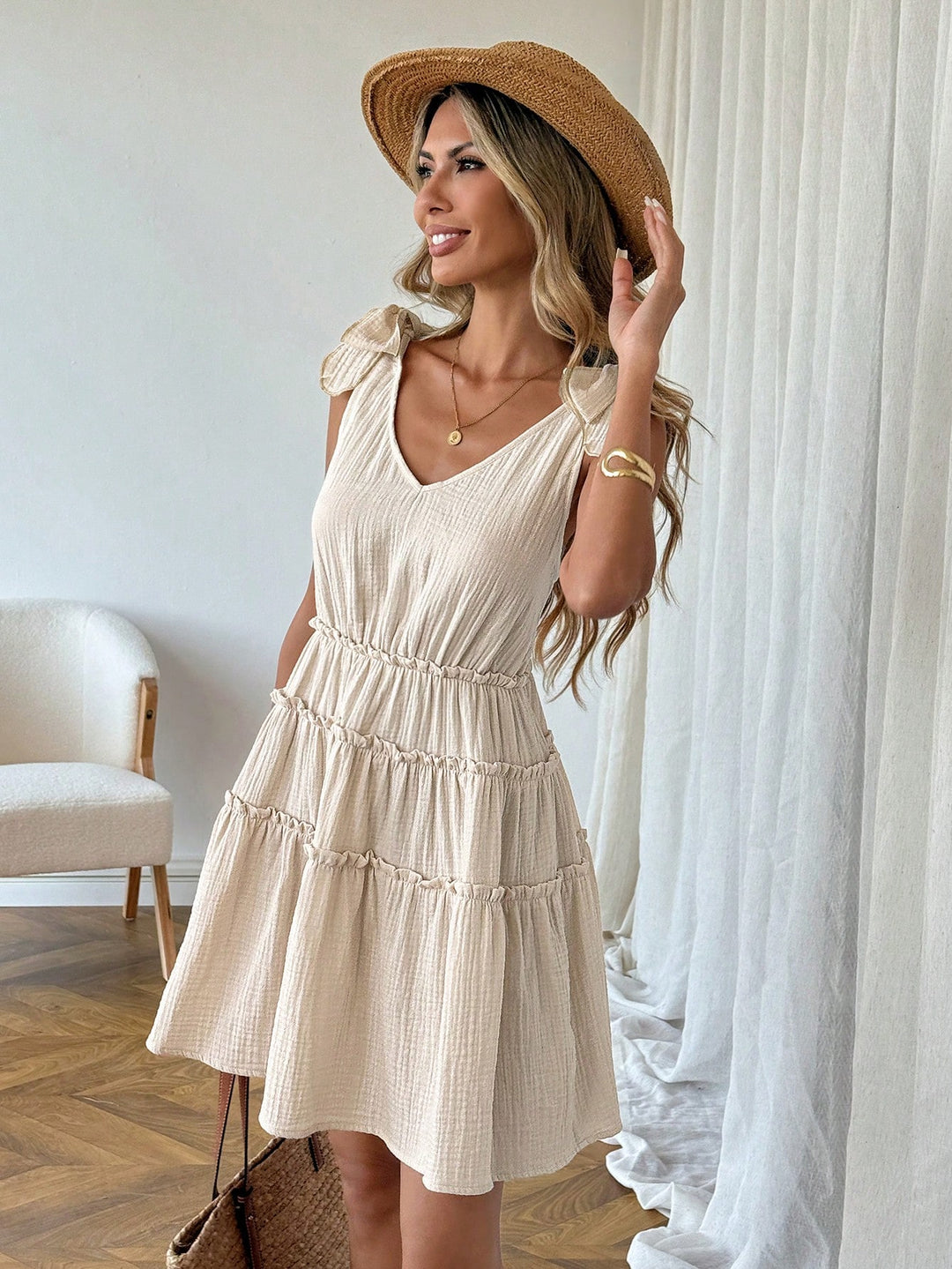 Rochie mini SHEIN, portocaliu
