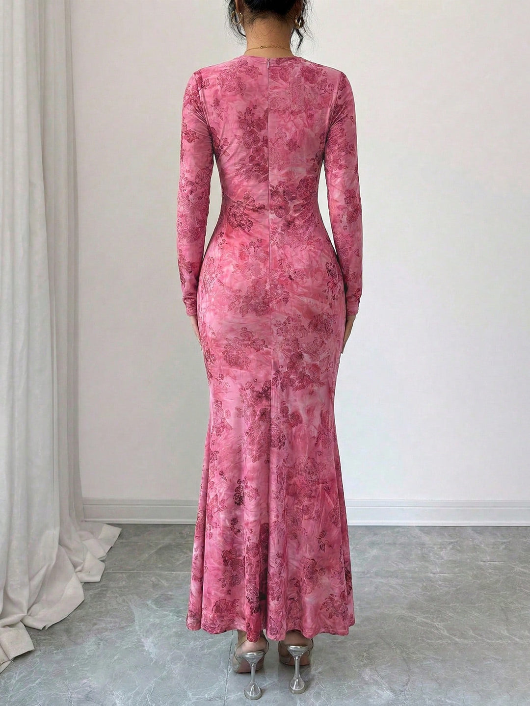 Rochie midi SHEIN, mix culori