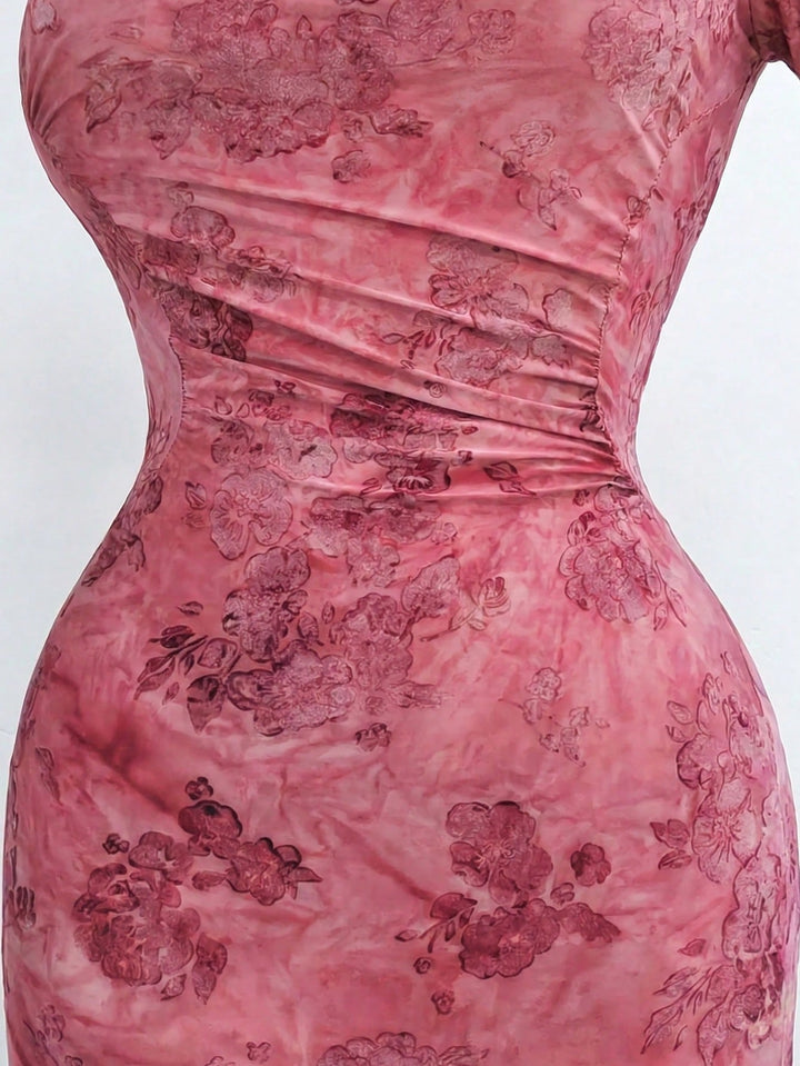Rochie midi SHEIN, mix culori