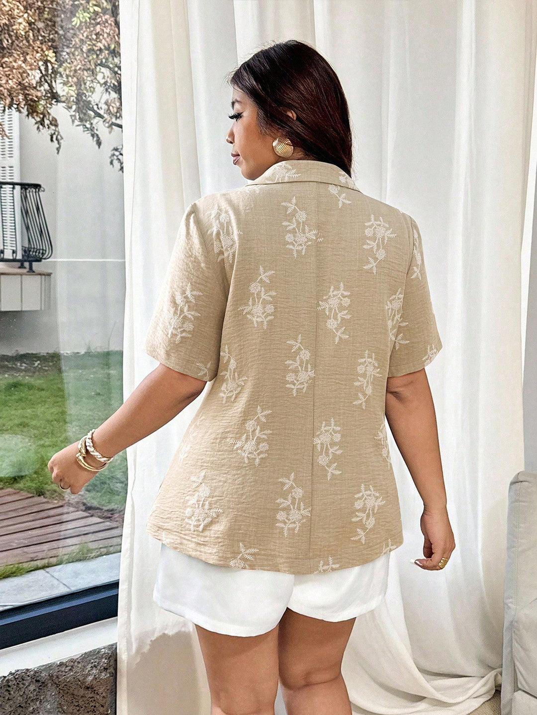 SHEIN blézer, bézs