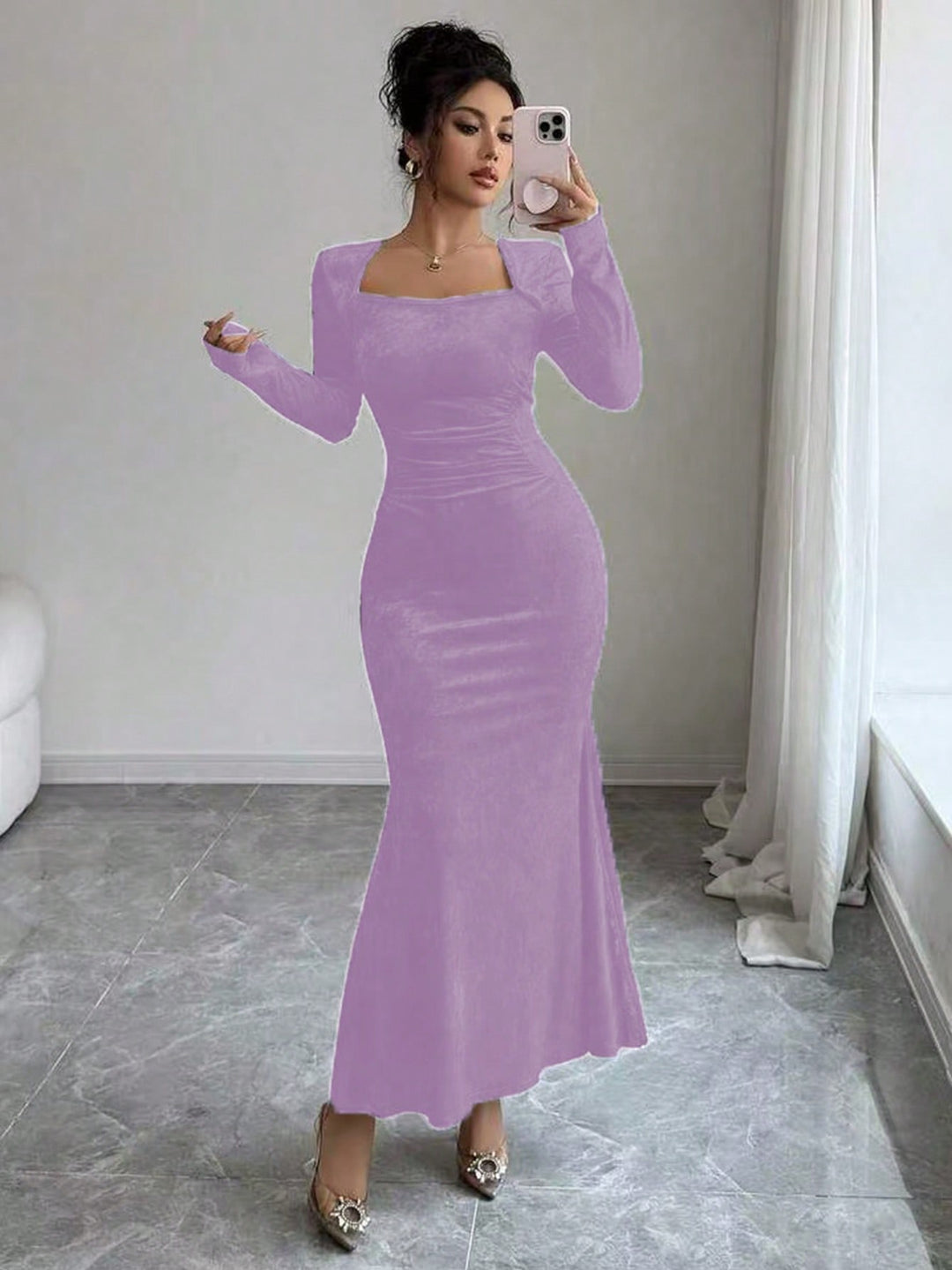 Rochie maxi SHEIN, mov