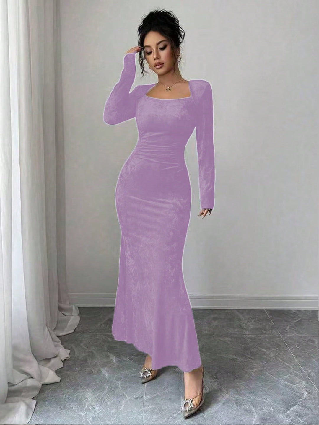 Rochie maxi SHEIN, mov
