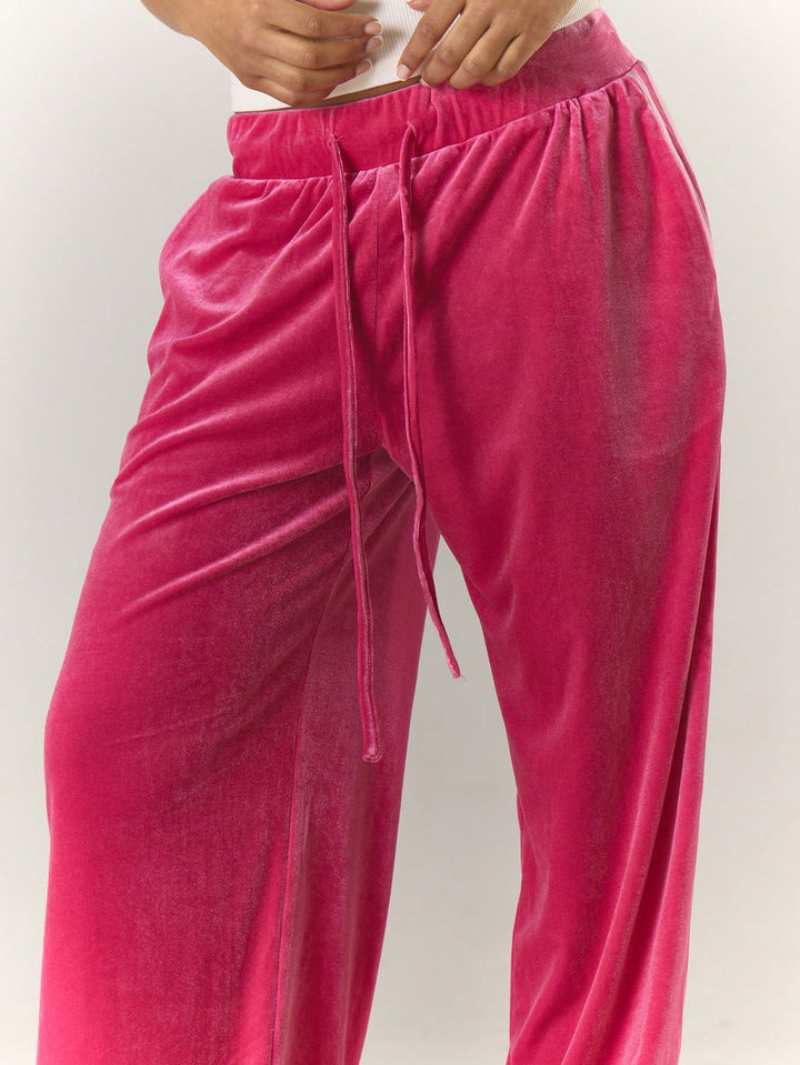 Pantaloni SHEIN, roz