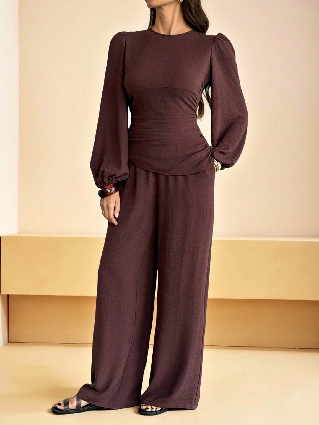 Compleu SHEIN, maro