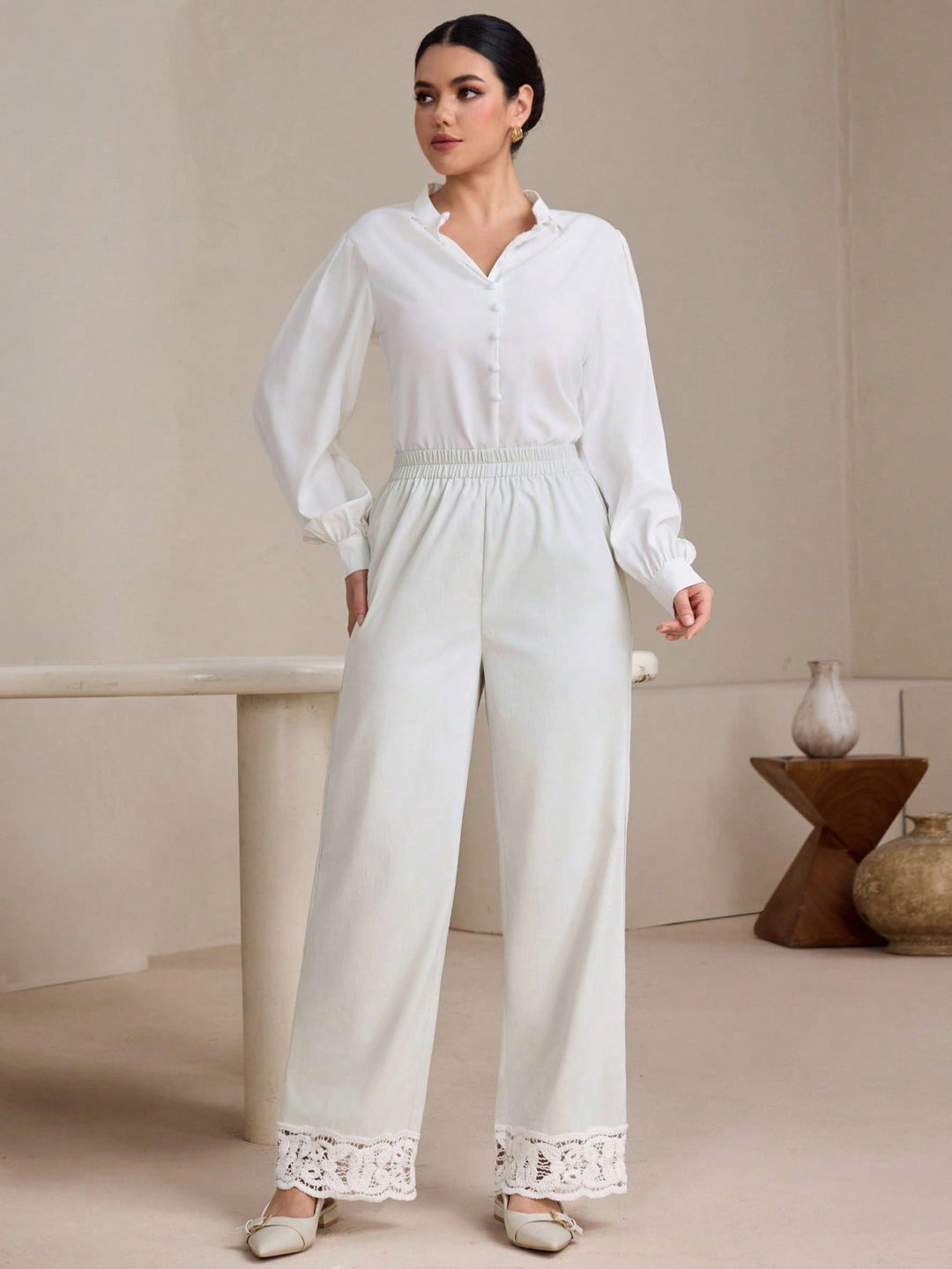 Pantaloni SHEIN, gri