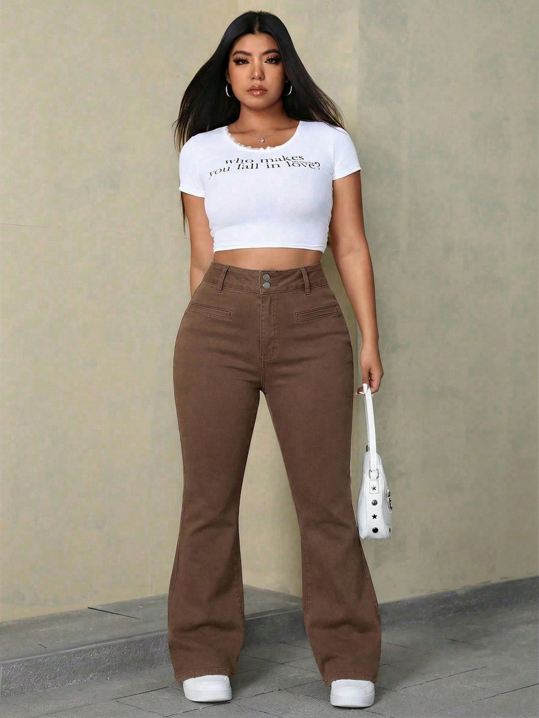 Jeans SHEIN, maro