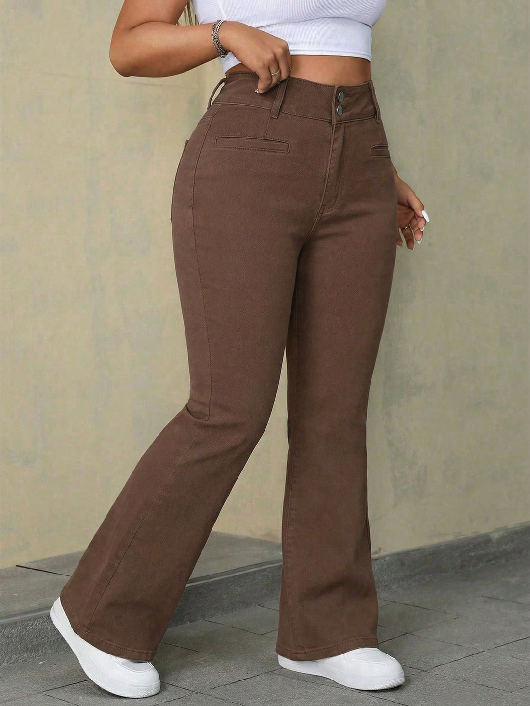 Jeans SHEIN, maro