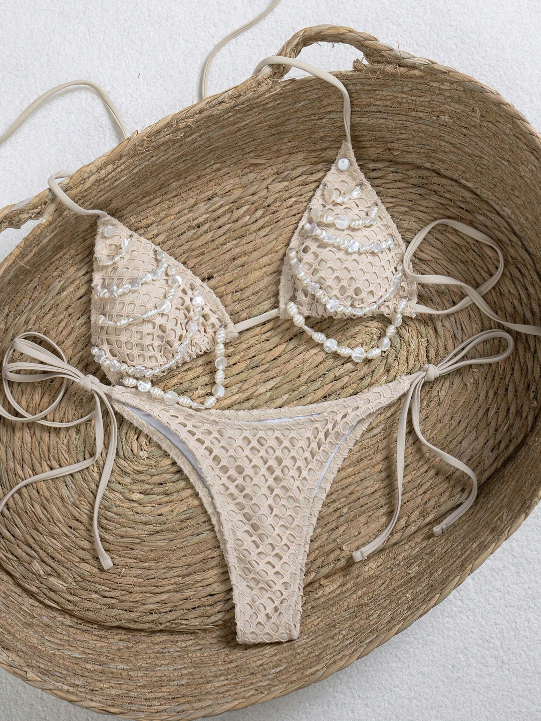 Set bikini SHEIN, bej