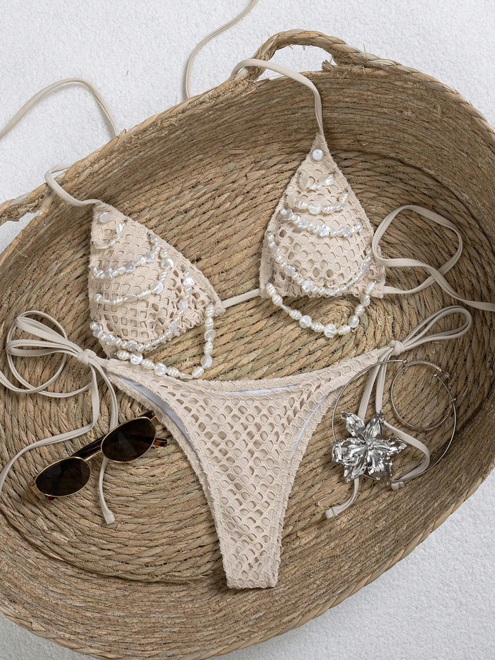 Set bikini SHEIN, bej