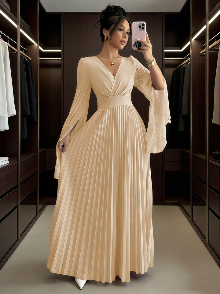 Rochie maxi SHEIN, kaki