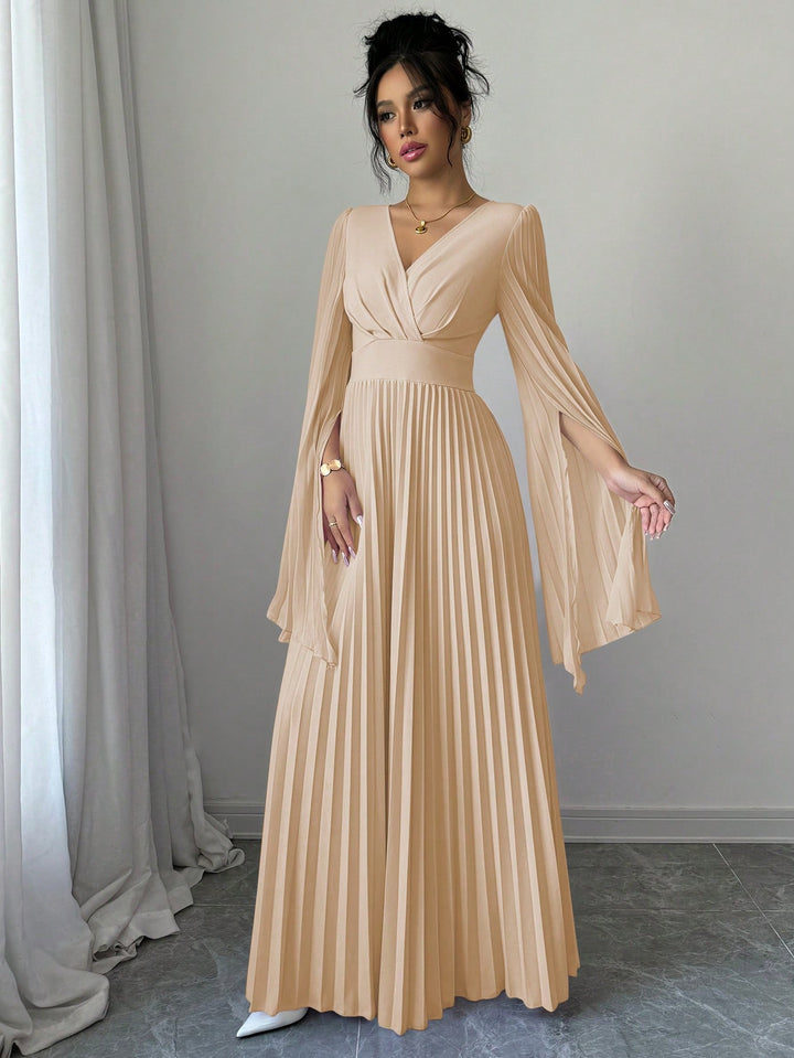 Rochie maxi SHEIN, kaki