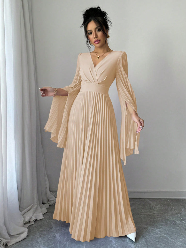 Rochie maxi SHEIN, kaki