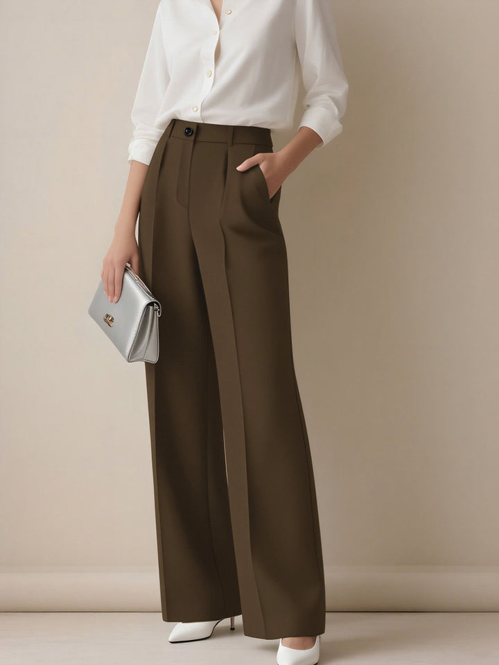 Pantalon SHEIN, maro