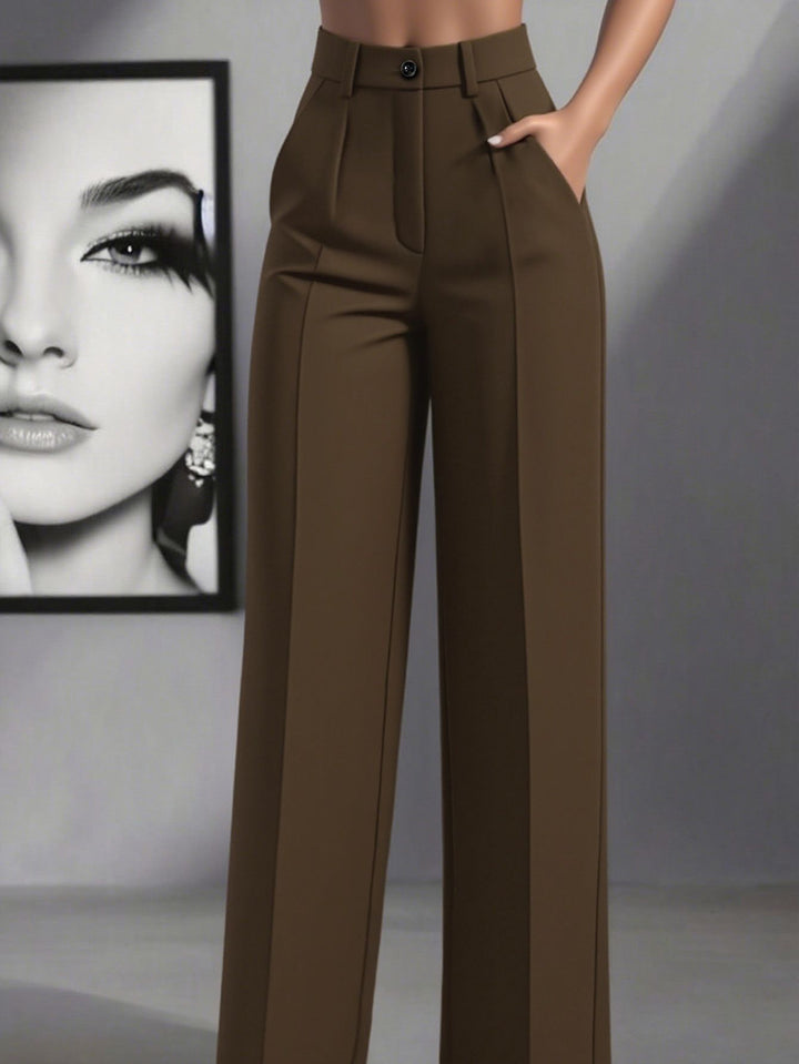 Pantalon SHEIN, maro