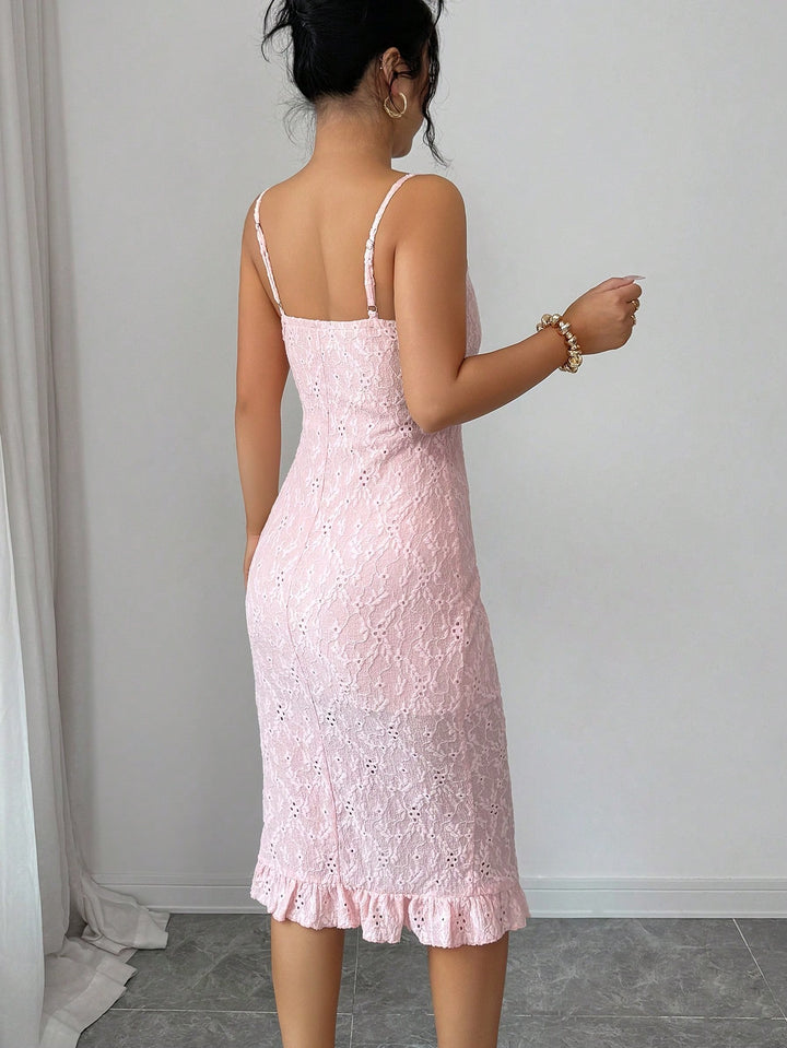 Rochie midi SHEIN, roz