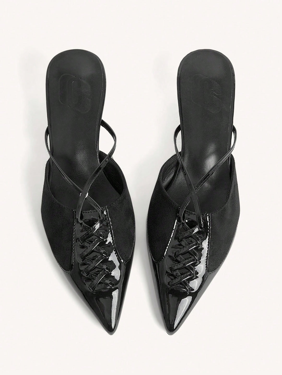Pantofi cu toc SHEIN, negru