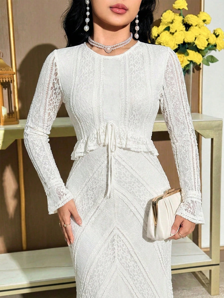 Rochie maxi SHEIN, bej