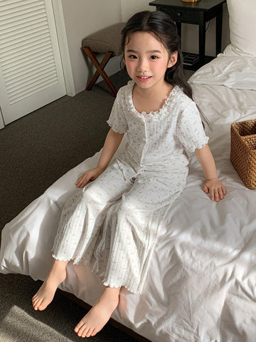 Compleu pijamale SHEIN, alb