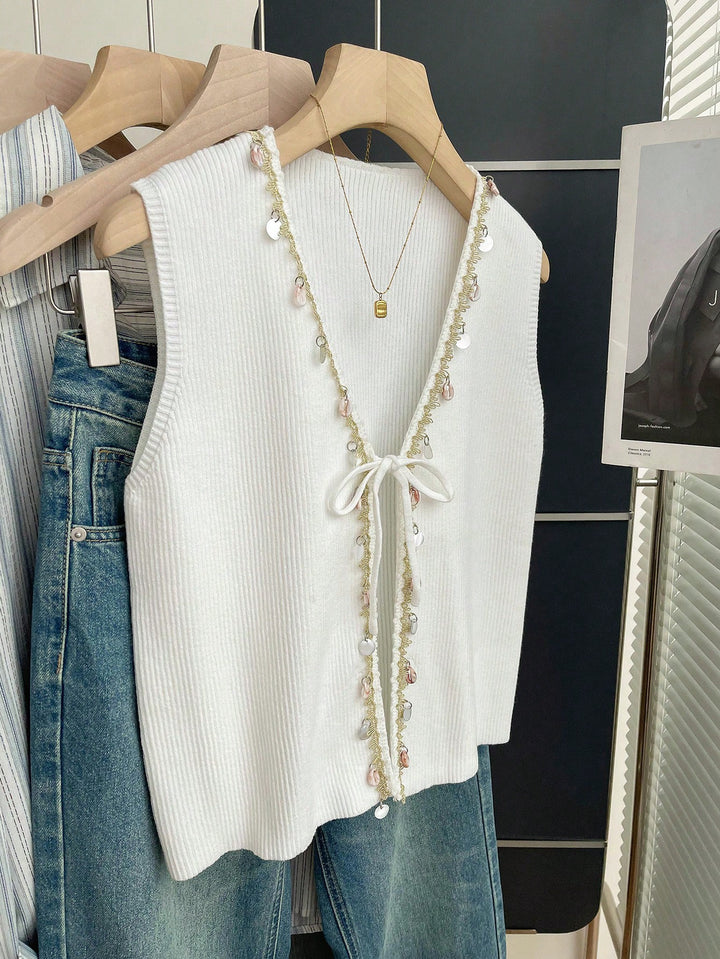 Cardigan SHEIN, alb