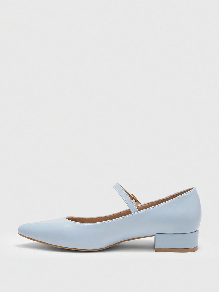 Pantofi cu toc SHEIN, albastru